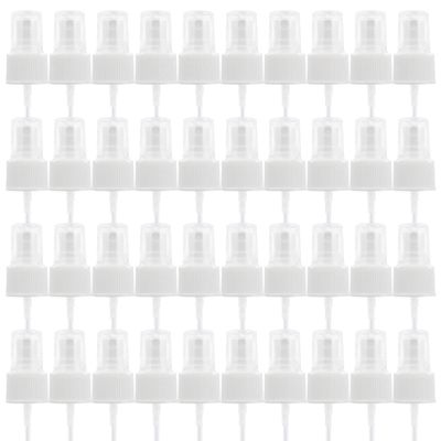 FERCAISH 40 Pcs Spray Bottle Tops Heads, Spray Bottle Replacement Pump Oils Spray Tops Reusable Dispenser Caps Fine Mist Sprayer Cosmetic Spray Bottle(24 Caliber-White)
