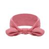AQOKKA Elastic Bow Headbands for Women Girls Rabbit Ears Knotted Head Bands for Women's Hair Non Slip Boho Headwrap Sport Cute Hair Accessories view 4