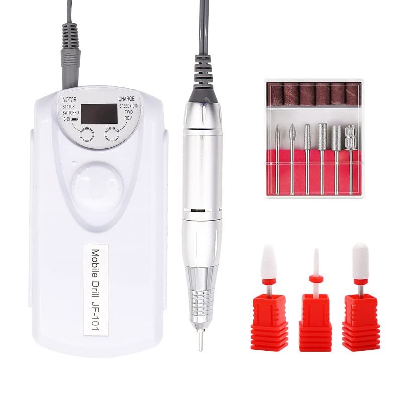 Manicure Drill Machine Set Electric Nail Drill Machine Nail Sander Gel Cuticle Remove Nail Lathe File Polish Tool
