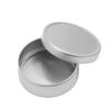ZXMJYHK Portable refillable Glass Clear Empty Spray Bottle Aluminium Empty Cosmetic Pot Jar Tin Container Silver Screw Lid Box 30ml view 1