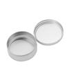 ZXMJYHK Portable refillable Glass Clear Empty Spray Bottle Aluminium Empty Cosmetic Pot Jar Tin Container Silver Screw Lid Box 30ml view 3