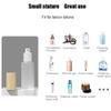 2PCS 120ml/4oz Empty Clear Frosted Glass Cosmetic Lotion Bottle with Plastic Wood-Grain Lid Refillable Travel Toiletries Container Pump Dispenser Vials Pot Jars for Foundation Emulsion Oil view 4