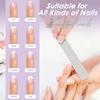 Professional Disposable Zebra Nail Files 100/180 Grit 5" Double Sided Emery Board Manicure Pedicure Tools 50Pcs view 4