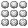 Suleto SH70 Replacement Heads Blades Fit for Shavers Series 7000, Razor Heads Fit for Series 7000 Shaver 7500 7530 S7370 S7371 S7720, 9-Pack SH70 Replacement Blades Upgrade Head view 1