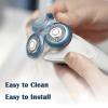 Suleto SH70 Replacement Heads Blades Fit for Shavers Series 7000, Razor Heads Fit for Series 7000 Shaver 7500 7530 S7370 S7371 S7720, 9-Pack SH70 Replacement Blades Upgrade Head view 4