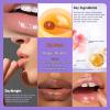 2 Bottles Sakura & Honey Lip Balm, Day & Night Repair Deep Moisture and Fade Lines, Rich in Vitamin E & Cherry Blossom Extract Beeswax Essence Natural Enhancer Care Sleeping Mask view 4