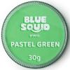 Blue Squid Face Paint Water Based Single Cake Professional Face Paint & Body Paint - Water Activated, Kids Adults Face Painting for Costume, Halloween Makeup, Cosplay - Pastel Green Face Paint 30g view 1