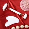 Rose Quartz Gua Sha Tool - Beauty Secret, for Facial Massager Eliminate Puffiness/Microcirculation/Removes Toxins/Prevents Wrinkles/Boost of Complexion Skin Care Tools, Pink view 4