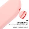 CALLARON Makeup Brush Storage Bag Silicone Cosmetic Organizer Travel-friendly Makeup Brush Container Easy to Clean Flexible Design for Desktop and Travel Use view 2