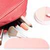CALLARON Makeup Brush Storage Bag Silicone Cosmetic Organizer Travel-friendly Makeup Brush Container Easy to Clean Flexible Design for Desktop and Travel Use view 3