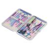 16Pcs Manicure Pedicure Set Nail Clipper Set,High Sharpness Stainless Steel Color Coating Multifunction Nail Clipper Set for Finger Nail Toenail,Portable Travel & Grooming Kit Tools, Manicure Set view 1