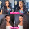 Kinky Curly Wig Glueless Lace Front Human Hair Wigs Curly Human Hair Wig Pre Plucked 4x4 Hd Closure Wig 30 Inch 150 Density view 4