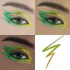 FOCALLURE Chameleon Liquid Eyeliner,Intense Color Shifting Eyeliner Pen,Metallic Multi-Reflective Finish,Sweatproof,Smudge-proof,Ultra-Fine Tip,MATCHA JADE view 2
