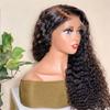 Wig Kinky Curly Lace Front Wig Closure Wig Brazilian Curly Lace Front Human Hair Wigs For Women 13x4 wig 180 Density 18 Inch view 1