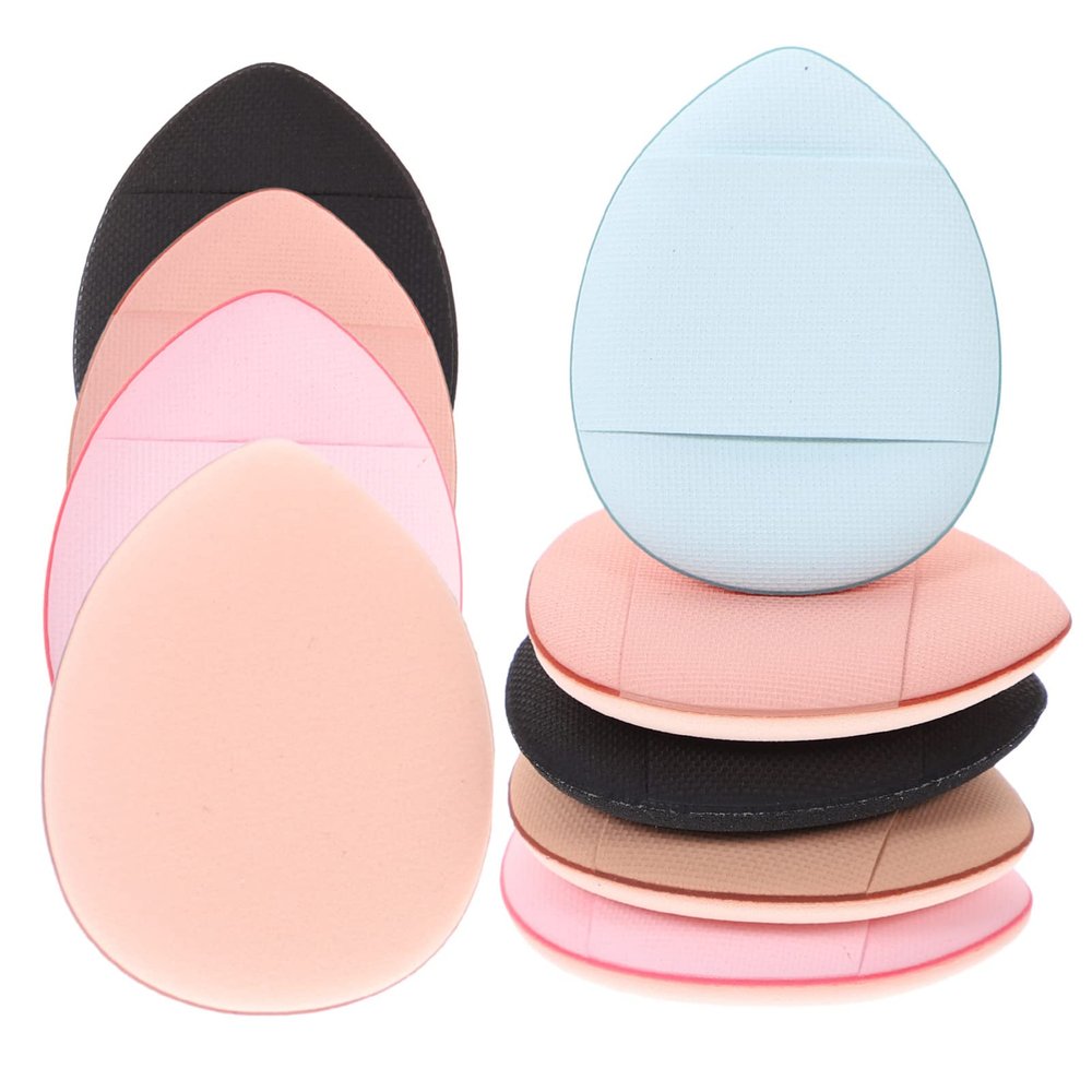 KALLORY 25pcs Makeup Powder Puff for Liquid Foundation Concealer More Soft Velour Applicators for Skin for All Skin Types Easy to Carry and Use
