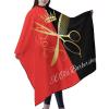 Custom Barber Cape, Personalized Photo Text or Logo Hairdresser Salon Cape for Men, Customized Hair Cutting for Barbershop view 2
