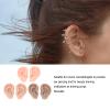 Professional Ear Piercing Model, 3 Pairs 3 Colors Silicone Ear Model view 3