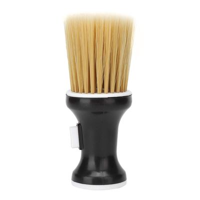 Pilipane Soft Hair Barber Brush, Neck Duster with Ergonomic Round Handle(Black), Function Washing Brush with Soft and High Washing Power, Hairdressing Tool Hair Brush for Face, Neck and Hair Styling