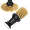 Pilipane Soft Hair Barber Brush, Neck Duster with Ergonomic Round Handle(Black), Function Washing Brush with Soft and High Washing Power, Hairdressing Tool Hair Brush for Face, Neck and Hair Styling view 4
