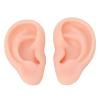 1 Pair Silicone Ear Model Soft Flexible Simulation Ear Model for Earrings Display Ear Piercing Exercise (Light Skin Color) view 1