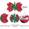 8 Pcs Christmas Red Sequins Bow Hair Clips for Girls Cute Glitter Elk Alligator Hair Bows Snowflake Hairpin Christmas Tree Accessories Teens Kids Party Favor Gift (Elk, Snowflake, Christmas Tree) view 4