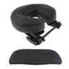 Massage Table Headrest - Height Can Be Adjusted - Soft Face Down Cradle Cushion with Pu Leather Cover - Hanging Arm Rest - Pack of 3 - Black view 4