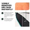 Dermasuri - Deep Exfoliating Body Mitt & Back Scrub Bundle - Bath & Shower Body Scrubs - Cleansing & Full Body Exfoliation - Spa Exfoliator Glove - Dry Skin Care Treatment for Women & Men view 3