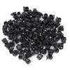 100PCS Black Plastic Mini Clips, Small Claws Hair Clip view 1