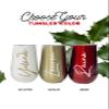 Spa Christmas Gift Set for Her, Personalized Holiday Gift Basket for Women, Coworker Xmas Present for Mom, Sister, Friend, Wife, Aunt, BFF (2 - ADD Bath Bomb, Red 6oz Tumbler) view 2