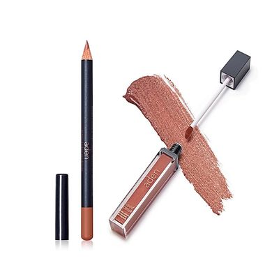 Lipstick for Women & Lip Liner Pencil Liquid Matte Lipstick Long Lasting Lip Combo Sets with Lip Stain Long Lasting Waterproof & lip liner stain Lip Kit Pigmented-Non Smudge-Made in Italy 16