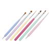 FRCOLOR 30pcs Dual-tipped Nail Art Painting Pens Macaron Style Manicure Tools for Creative Nail Design and Art Projects view 3