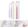 FRCOLOR 30pcs Dual-tipped Nail Art Painting Pens Macaron Style Manicure Tools for Creative Nail Design and Art Projects view 4
