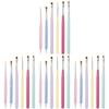 FRCOLOR 24pcs Nail Art Painting Pens Dual-ended Manicure Brushes for Creative Nail Designs Lightweight and Comfortable Handle for Home and Salon Use view 1