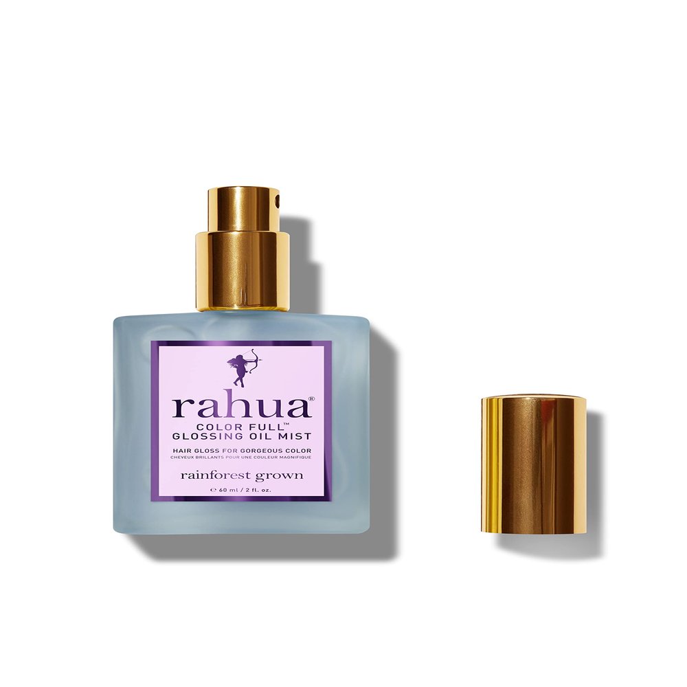 Rahua Color Full Glossing Oil Mist, Vegan Hair Shine Spray with Rahua, Morete & Sacha Inchi Oils, Adds Vibrancy & Luster for Color Treated Hair, Botanical UV Protection & Instant Gloss Finish, 2 Fl Oz