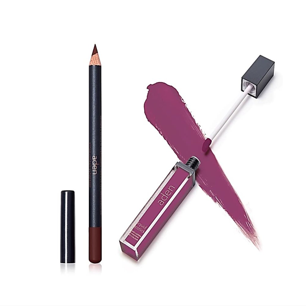 Lipstick for Women & Lip Liner Pencil Liquid Matte Lipstick Long Lasting Lip Combo Sets with Lip Stain Long Lasting Waterproof & lip liner stain Lip Kit Pigmented-Non Smudge-Made in Italy 11