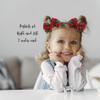 Christmas Plaid Hair Bow, Classic Red and Green Hair Bows, Toddler and Girls Christmas accessories, hair clips or headbands, Made in USA (Pigtails 3in Set of 2) view 2