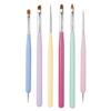 FRCOLOR 18pcs Dual- Nail Art Pens for Manicure Versatile Drawing Tools Sweet Candy Colors for Stunning Nail Designs view 2