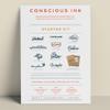 Conscious Ink, Original Manifestaton Temporary Tattoos, Inspirational, Mindfulness Tools, Long Lasting, Non-Toxic, Waterproof, Cruelty-Free, Made in USA, 1 Original Starter Kit view 2