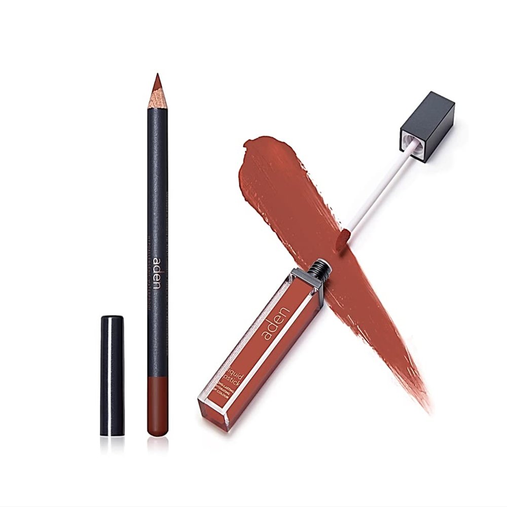 Lipstick for Women & Lip Liner Pencil Liquid Matte Lipstick Long Lasting Lip Combo Sets with Lip Stain Long Lasting Waterproof & lip liner stain Lip Kit Pigmented-Non Smudge-Made in Italy 28