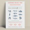 Conscious Ink, Orignal Manifestation Temporary Tattoos, Inspirational, Mindfulness Tools, Long Lasting, Non-Toxic, Waterproof, Cruelty-Free, Made in USA, 1 Soul Runner Athletic Performance Kit view 1