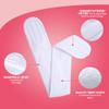 Spa Headband Head Wrap - Extra Long For Easy Fit - Terry Cloth Facial Makeup Sports Towel with Long Hook and Loop Tape from Small to Large Head 3 Pieces (All White) view 4