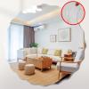 20cm Wavy Round Mirror, Acrylic Vanit Mirror, HD/Anti-Drop, Stick-on, Living Room Decorative Mirror, 30cm, 40cm, 50cm (Size : 20cm/7.9in) view 2