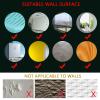 20cm Wavy Round Mirror, Acrylic Vanit Mirror, HD/Anti-Drop, Stick-on, Living Room Decorative Mirror, 30cm, 40cm, 50cm (Size : 20cm/7.9in) view 4
