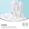 Kisangel 2400pcs Baby Cotton Swabs, 6 Boxes Double-Headed Cotton Buds Soft Paper Swabs for Infant Ears Care and Makeup view 4