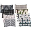 8 Pcs Canvas Cosmetic Bag, Multi-function Travel Makeup Bag Cosmetic Pouch with Zipper Travel Toiletry Bag Small Makeup Pouch Christmas Gifts Stocking Stuffers for Women view 1