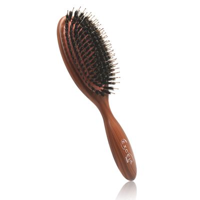 VESS Excel Mix Cushion Hair Brush EXC-1500 9 Row Round Type-English User Manual included-Made in Japan