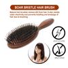 VESS Excel Mix Cushion Hair Brush EXC-1500 9 Row Round Type-English User Manual included-Made in Japan view 4