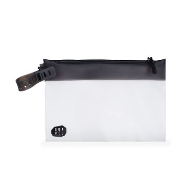 Gravel The Pouch | TSA Approved Clear Travel Toiletry Bag | Quart Size for Men & Women