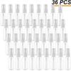 144Pcs 30Ml/1Oz Mini Fine Bottles Refillable Bottles Small Empty Clear Plastic Travel Size Bottles view 2