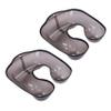 2X Hairdressing Neck Tray Perm Container Neck Shaped Shoulder Hair Tray Clothing Protector view 1